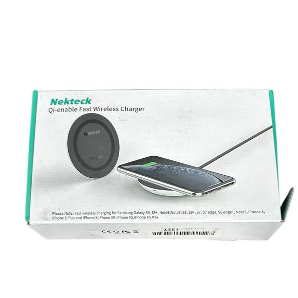 NECKTECK WIRELESS CHARGER FAST WIRELESS CHARGING PAD - Picture 1 of 5